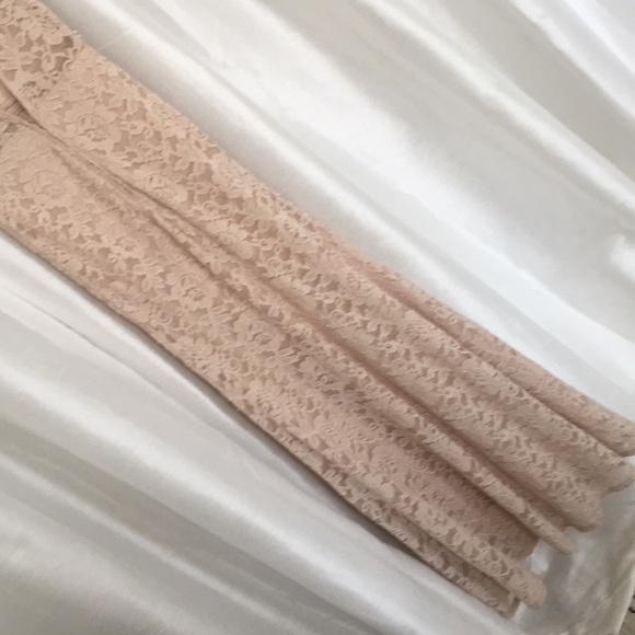 Beautiful Lace Mermaid Gown with Deep V - Picture 8 of 8